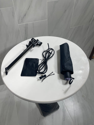 Misting Accessory Umbrella (Black, Manual Extend)