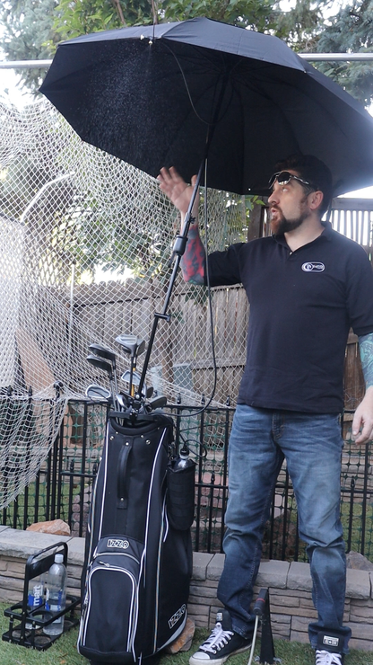 Shade Maker: Misting Umbrella Kit - Golf - Anywhere