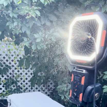 Summer Special - Versatile: Modular Misting Fan - Kit Accessories Included - Limited Quantities